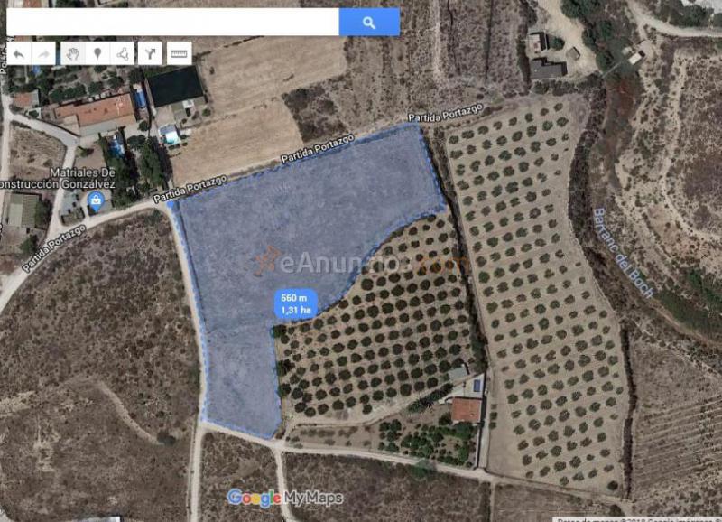 Terreno  parcela rústica edificable