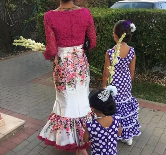 Traje Flamenca Carmen Vega talla 36