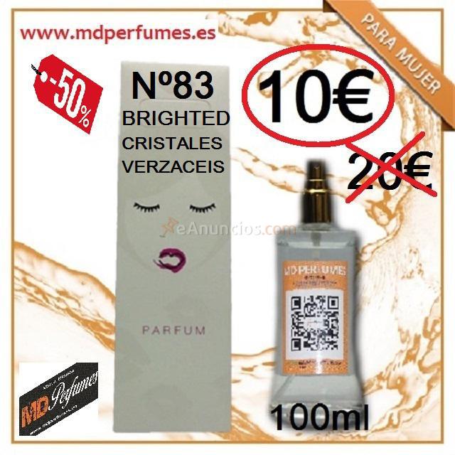 Perfume mujer  N83 BRGHTED CRISTALES Equivalente de al