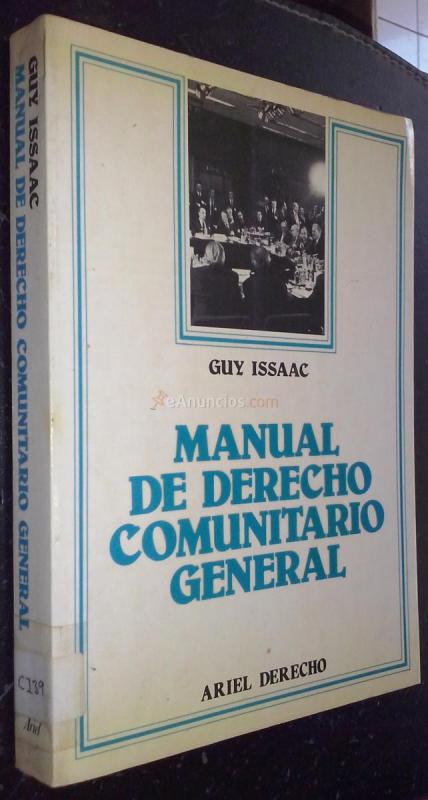 Manual de derecho comunitario general