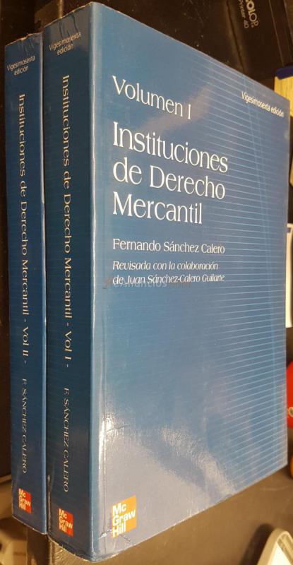 Instituciones de derecho mercantil