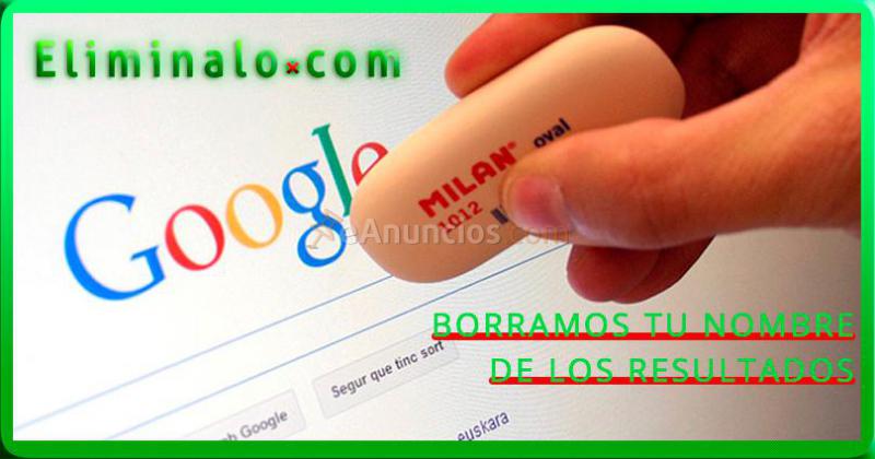 Eliminar tu nombre y apellidos de Google