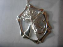 CRISTO de la LEGION en oro y plata