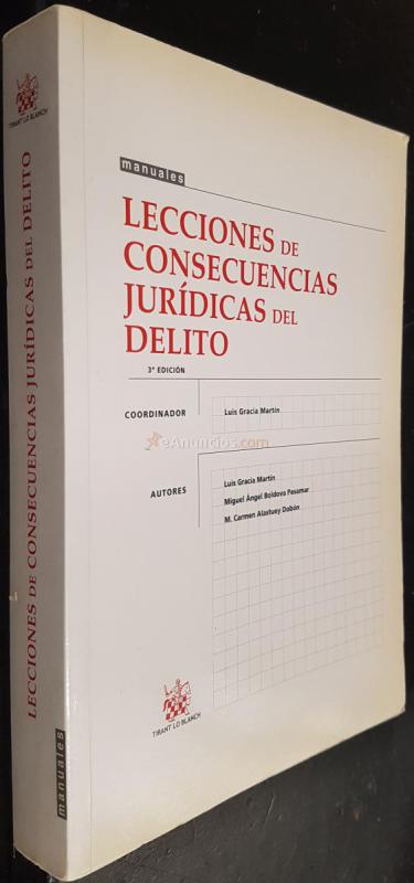Lecciones de consecuencias jurídicas del delito