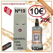 Perfume Mujer N19 Diesseel Fuel Fur Vida Equivalente