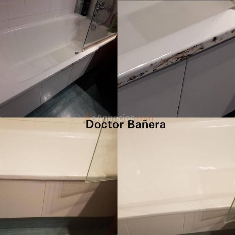 reparación y esmaltado de bañeras con el Doctor Bañera