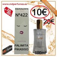 Perfume Equivalente Mujer N422  Palomita Pika 100ml Alt