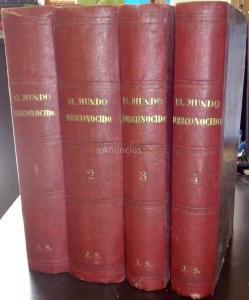 El mundo desconocido. Exploración del áfrica Central. 4 tomos