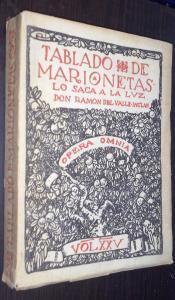 Tablado de marionetas. La saca a la luz
