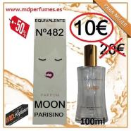 Perfume Mujer Equivalente n 482 Moon Parisino 100ml 10€