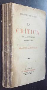 La crítica en la actualidad