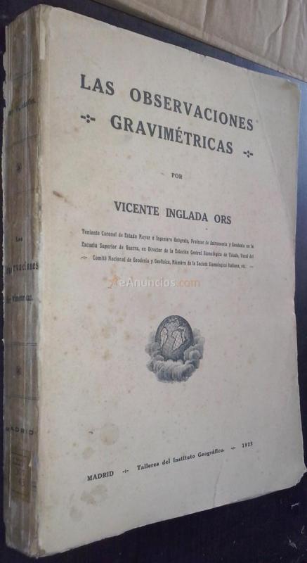 Las observaciones gravimétricas