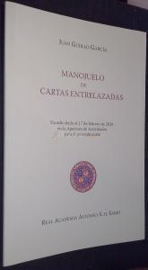 Manojuelo de cartas entrelazadas. Exordio leído el 17 de febrero de 2016 en la Apertura de Actividades para el presente curso