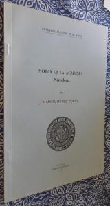 Notas de la Academia. Necrología