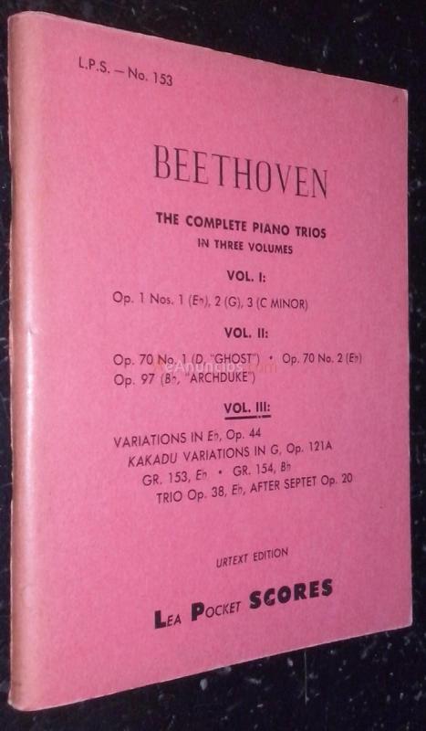The Complete Piano Trios in Three Volumes