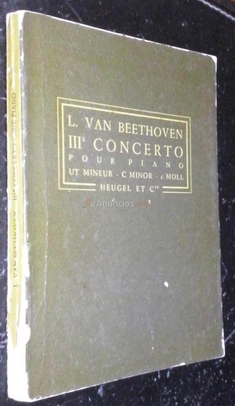 IIIe concerto pour piano. Ut mineur. C minor. c moll