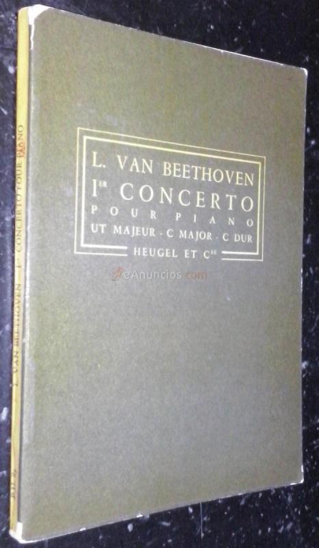 1er concerto pour piano. Ut majeur. C major. C dur