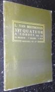 XVIe quartuor a cordes op. 135. Fa majeur. F major. F dur
