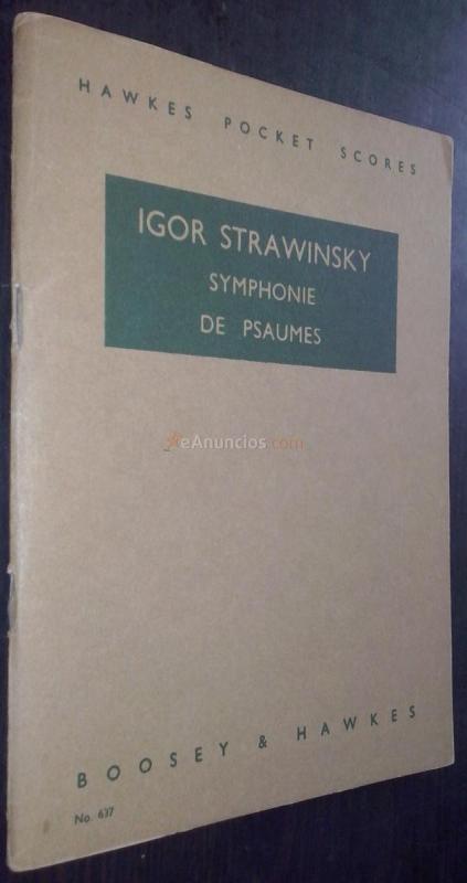 Symphonie de Pasumes (Symphony of Psalms)