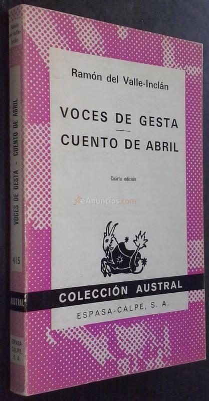 Voces de gesta. Cuento de Abril