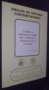La incidencia del pronunciamiento de Sanjurjo sobre la formulación del accidentalismo político de acción popular. Separata