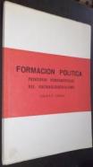 Formación política. Principios fundamentales del Nacionalsindicalismo. Quinto curso