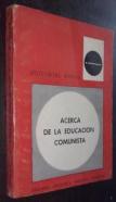 Acerca de la educación comunista