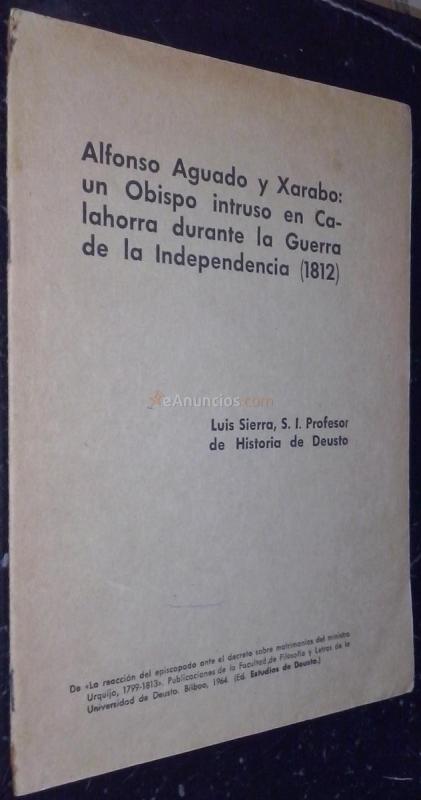Alfonso Aguado y Xarabo: un obispo intruso en Calahorra durante la Guerra de la Independencia (1812)
