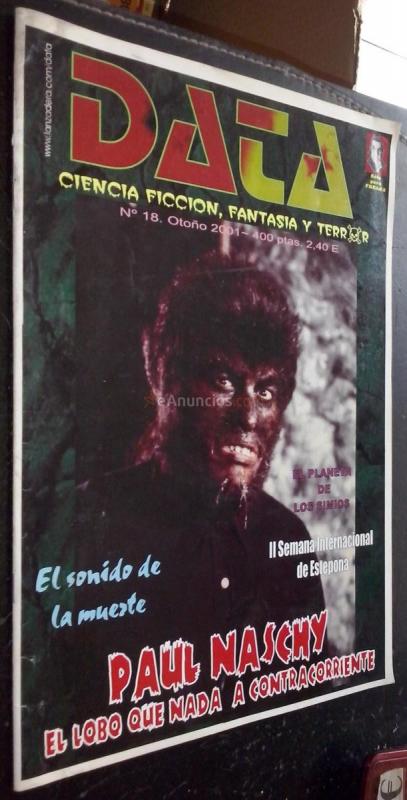 Data. Ciencia ficción, fantasía y terror. N 18