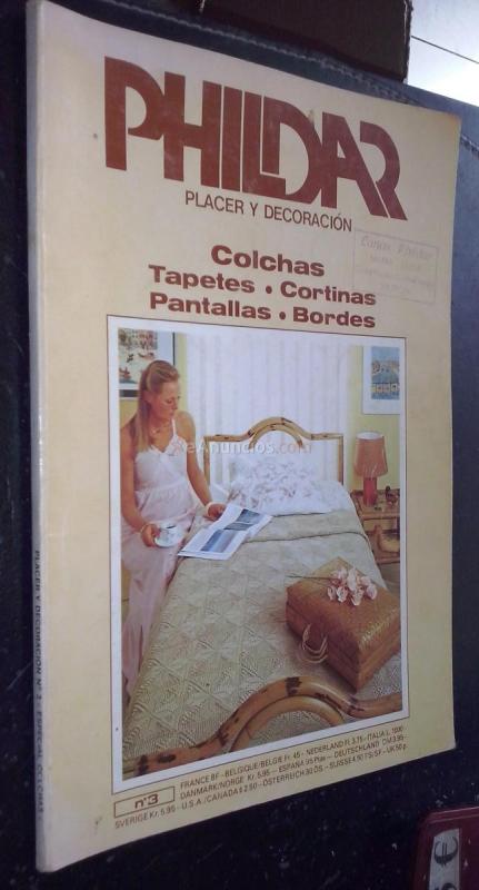 Phildar. Placer y decoración. Colchas, tapetes, cortinas, pantallas, bordes. N 3