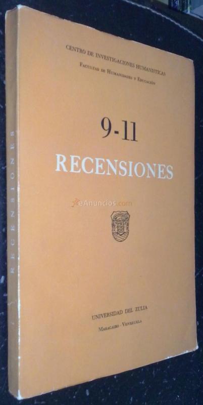 Recensiones. Año III-IV. Septiembre 1968 - Agosto 1969. N 9 - 11