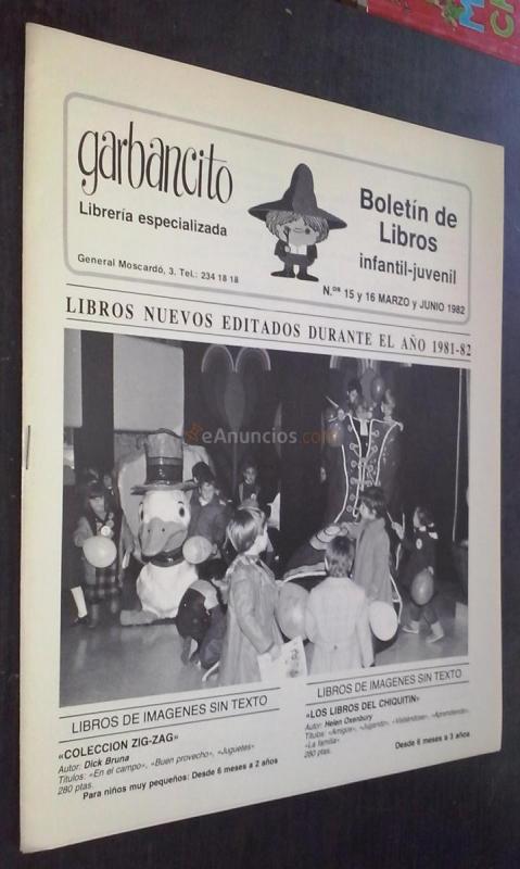 Garbancito. Boletín de autores españoles de literatura infantil-juvenil. N 15 y 16