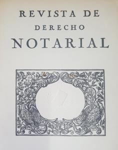 Revista de derecho notarial Enero - Diciembre 1990