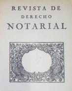 Revista de derecho notarial Julio - Diciembre 1988