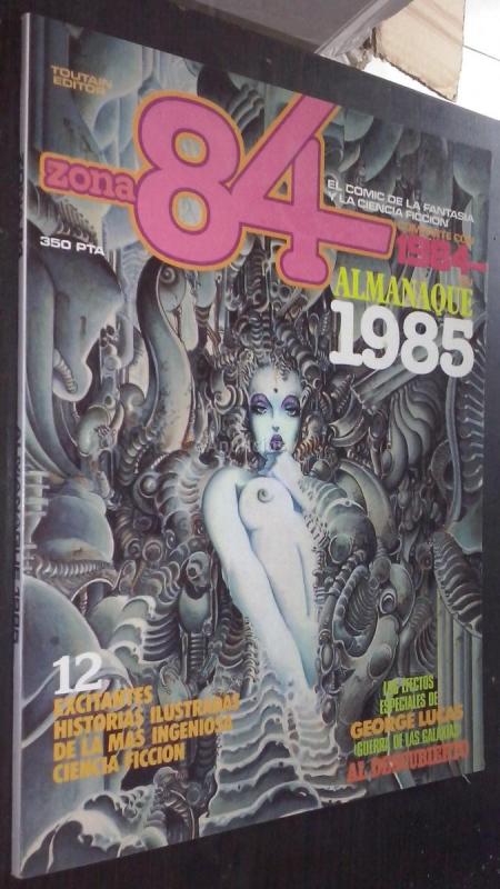 Zona 84. El comic de la fantasía y la ciencia ficción. Comparte con 1984 su almanaque 1985
