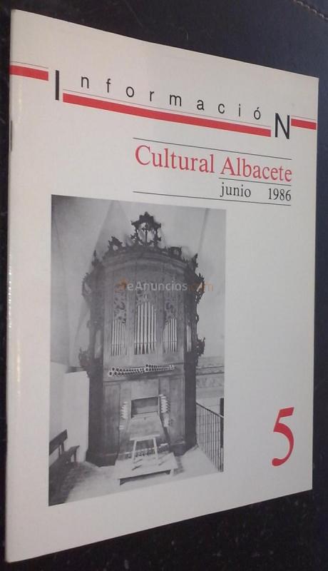 Información cultural Albacete. Junio 1986
