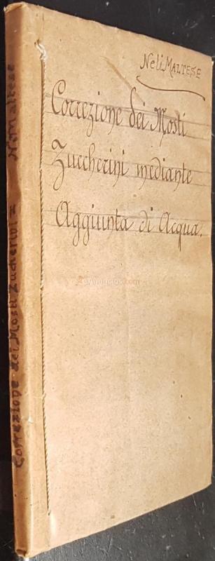 Correzione dei mosti zuccherini mediante aggiunta di acqua