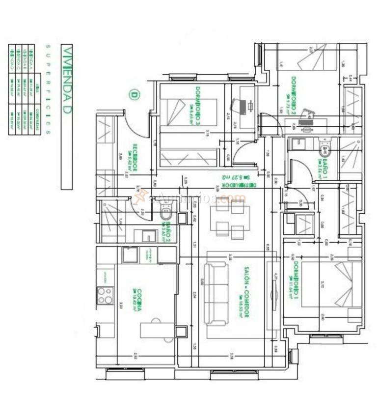 Apartamento en venta en Calle Miranda, Burgos, Zona sur - B Cortes, Burgos