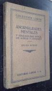 Anormalidades mentales y educabilidad difícil de niños y jóvenes