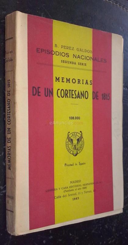 Memorias de un cortesano de 1815
