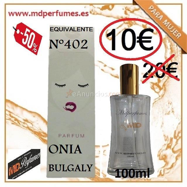 Perfume Equivalente Mujer N402 Onia Bulgaly 100ml 10€