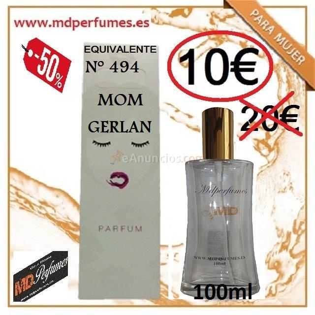 Perfume equivalente Mujer n 494 Mom Gerlan 100ml 10€