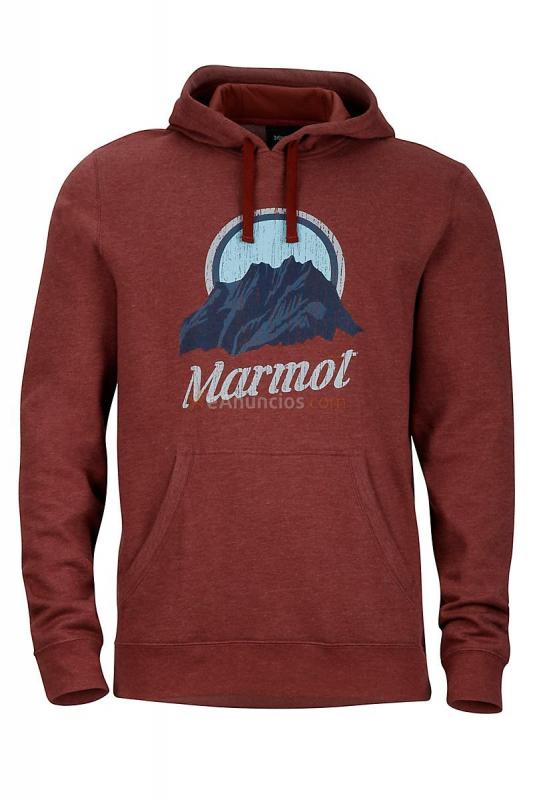 Marmot Pikes Peak Hoody team red heather