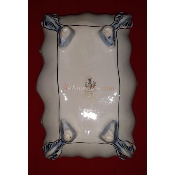 JOYERO DE PORCELANA  CAPODIMONTE ITALY