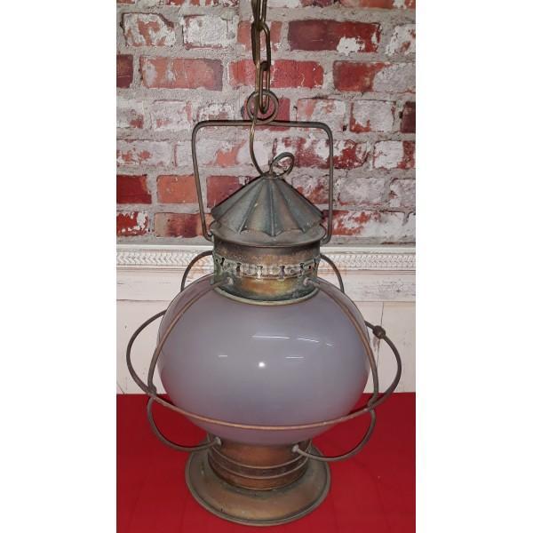 LÁMPARA FAROL PRIMERA MITAD SIGLO XX