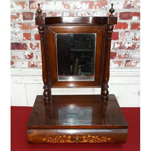 MUEBLE PEINADOR ISABELINO DE CAOBA SIGLO XIX