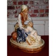 ANTIGUA FIGURA DE ESTUCO PRIMER CUARTO SIGLO XX