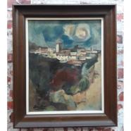 OLEO SOBRE LIENZO FIRMADO ABELLA