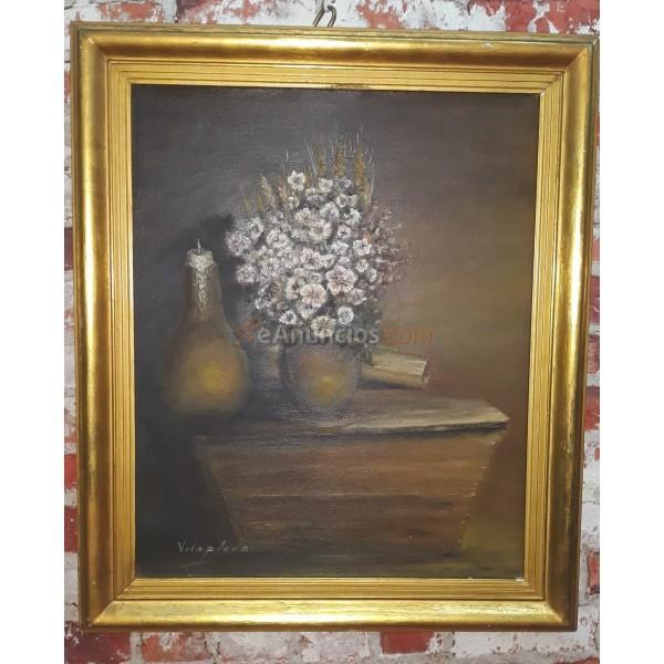 OLEO SOBRE LIENZO MEDIADOS SIGLO XX FIRMADO VILAPLANA