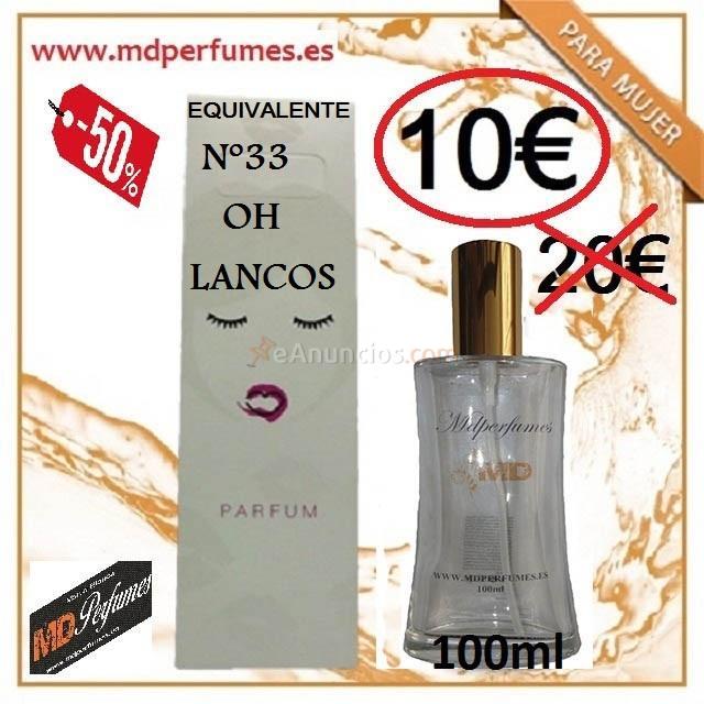 Perfume equivalente mujer n33 Oh Lancos 100ml 10€ Alta